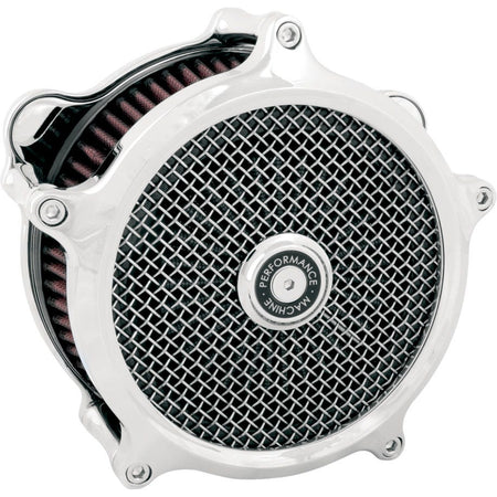 PM  Super Gas Chrome Stage 1 K&N Air Cleaner for Harley Softail Dyna Touring 93-15 0206-2006-CH