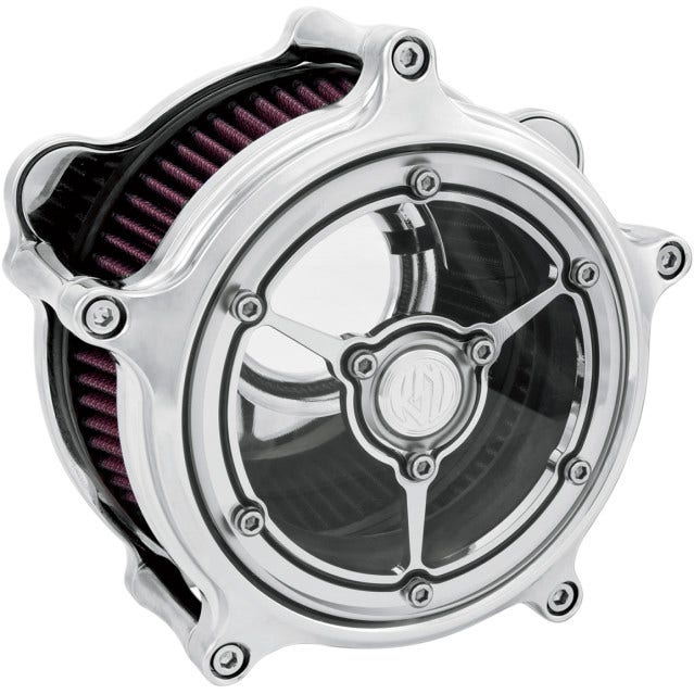 Roland Sands RSD Chrome Clarity Stage 1 Air Cleaner Harley 99-17 Cable Big Twin