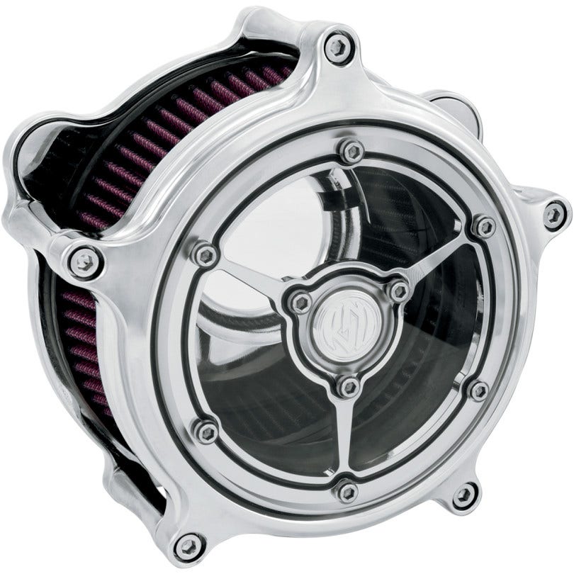 Roland Sands RSD Chrome Clarity Stage 1 Air Cleaner Harley 99-17 Cable Big Twin