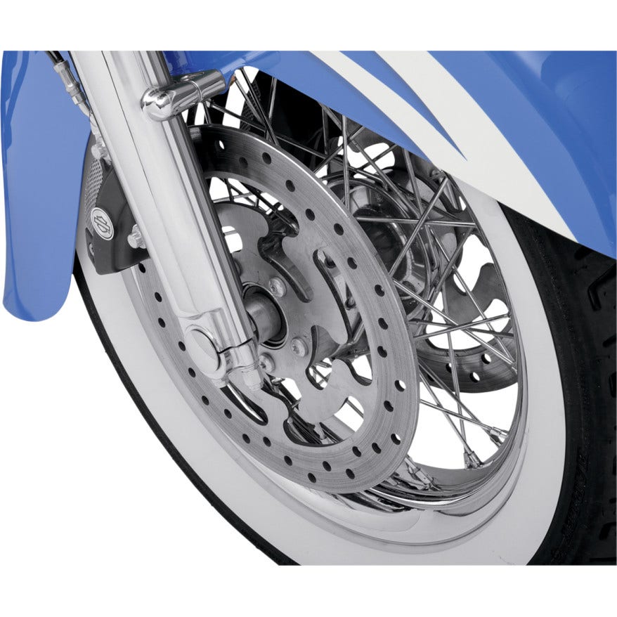 Klock Werks DB-1007 Chrome Flush Mount Front 1" Axle Harley Touring 00-07