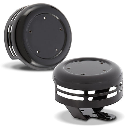 Arlen Ness Black Horn Cover for 5 Hole Point Cover Harley XL & Twin Cam Models