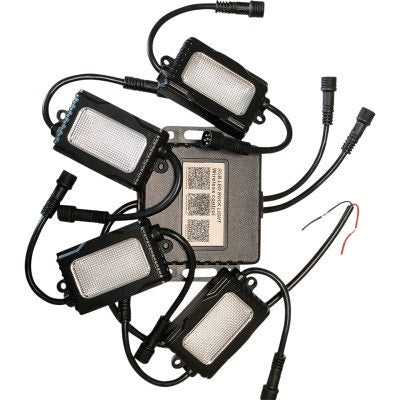 Brite-Lites LED Rock Light Pod x4 Kit 2.0- RGB and Bluetooth Controller