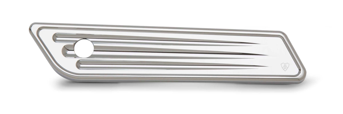 Arlen Ness Chrome Deep Cut Saddlebag Latch Hinge Covers for Harley FLH/T 14-16 03-536