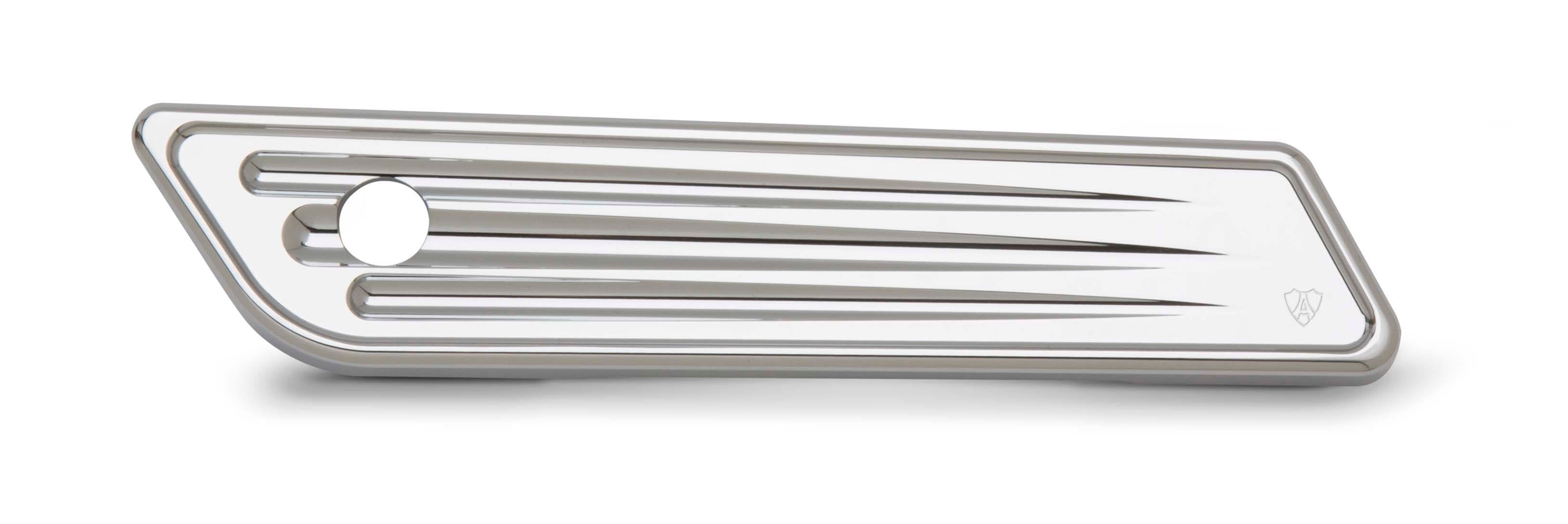 Arlen Ness Chrome Deep Cut Saddlebag Latch Hinge Covers for Harley FLH/T 14-16 03-536