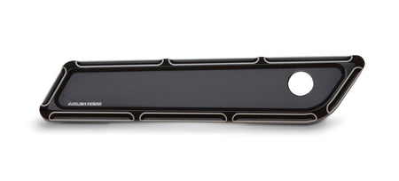 Arlen Ness Black Beveled Saddlebag Latch Covers for Harley 2014 Models