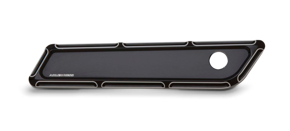 Arlen Ness Black Beveled Saddlebag Latch Covers for Harley 2014 Models