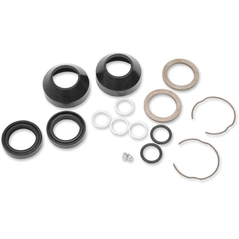 Front End Fork Leg Rebuild Seals Boots Kit 35mm 85-86 Harley FX 84-87 Sportster