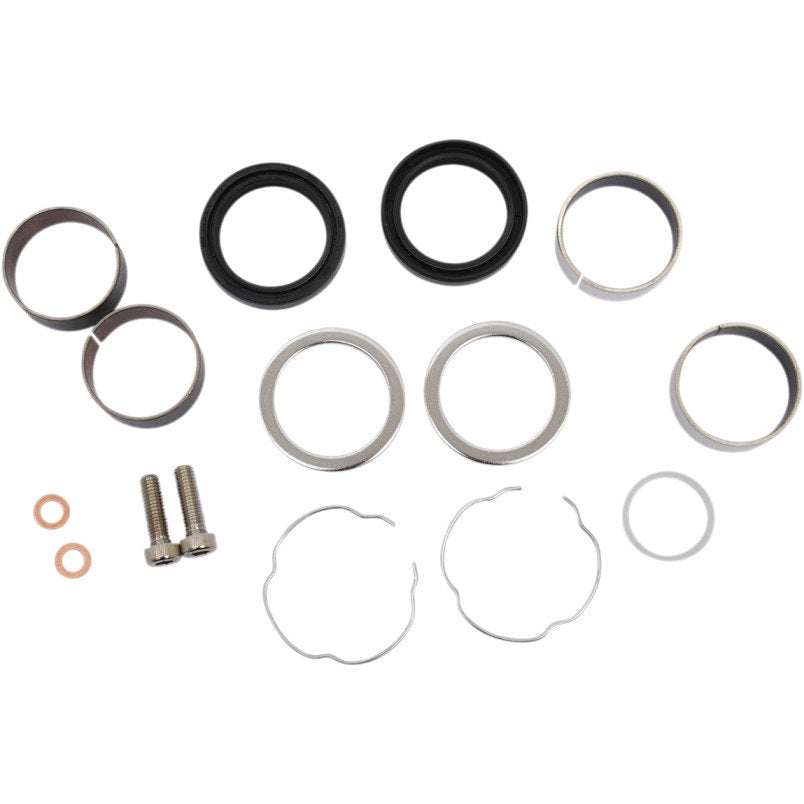 Front End Fork Leg Rebuild Seals Boots Kit 41mm Harley Dyna Switchback FLD 12-16