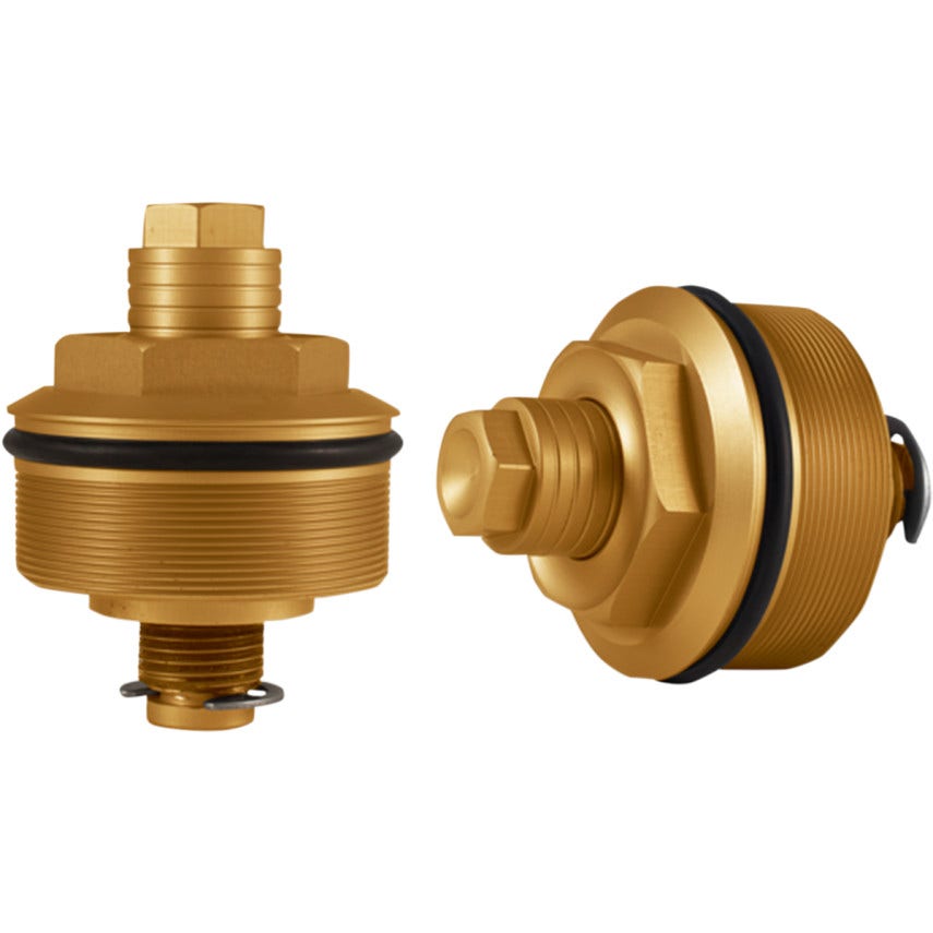 Speed Merchant SM Gold Preload Adjuster Fork Caps Harley FXR XL FXD FXDL 39mm
