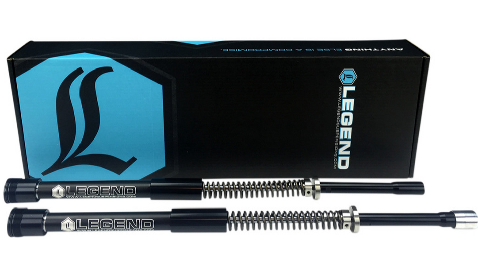 Legend Suspension AXEO21 21" KO Front Fork Mono Tube Kit Harley FLTRX 17-Up