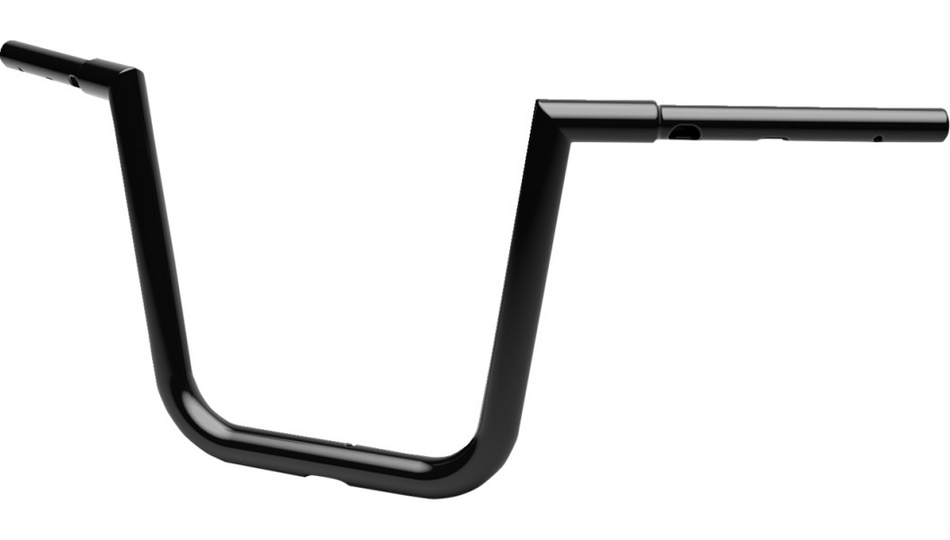 LA Choppers 10" Rise Twin Peaks Black Touring Handlebars 4 Harley FLTRX/SE/STSE