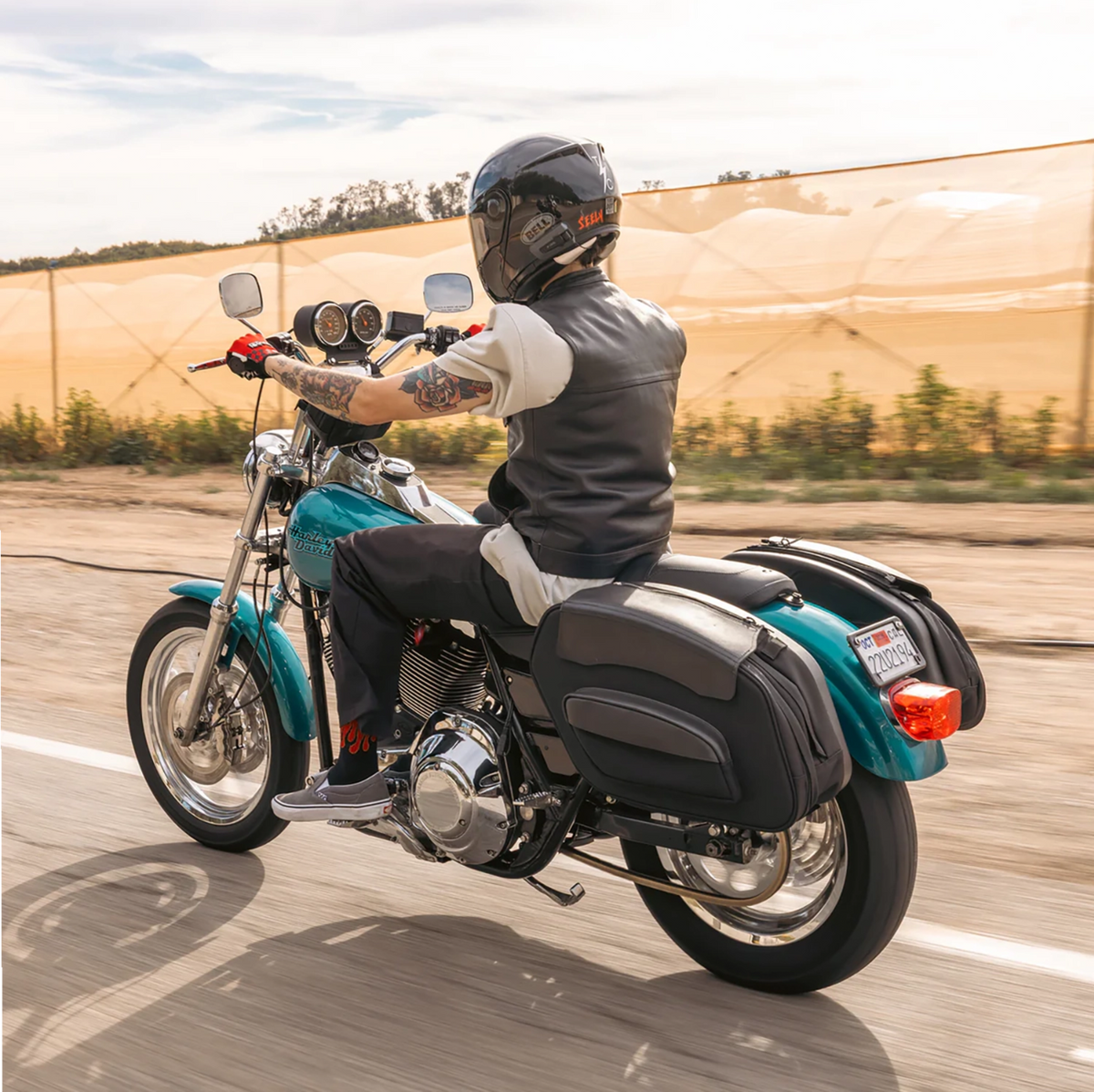 Thrashin Supply Co. Sport Saddlebags for 1998-2026 Harley-Davidson Softail / Dyna