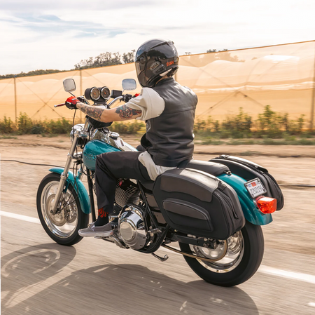Thrashin Supply Co. Sport Saddlebags for 1998-2026 Harley-Davidson Softail / Dyna