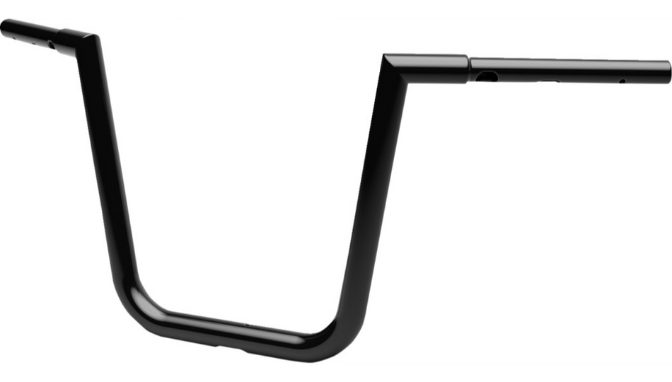 LA Choppers 12" Rise Twin Peaks Black Touring Handlebars 4 Harley FLTRX/SE/STSE