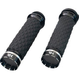 Khrome Werks Diamond Grips for Harley & Custom Motorcycles w| 1" Bars