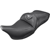 Saddlemen Carbon Fiber Heated Roadsofa Seat Harley 08-23 Touring