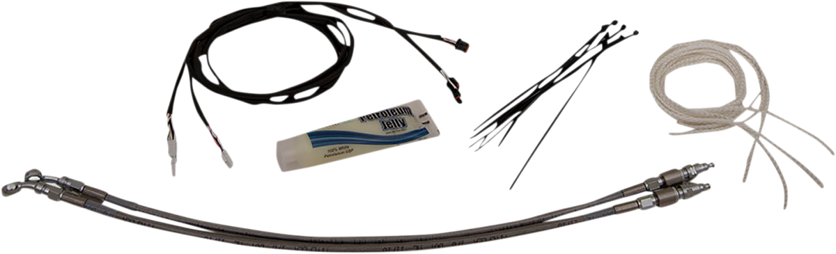 FBI Fat Baggers Control Installation Kit for 2014-2023 Harley-Davidson Touring - FLH/X '14-'20 / Braided / 14"-16"