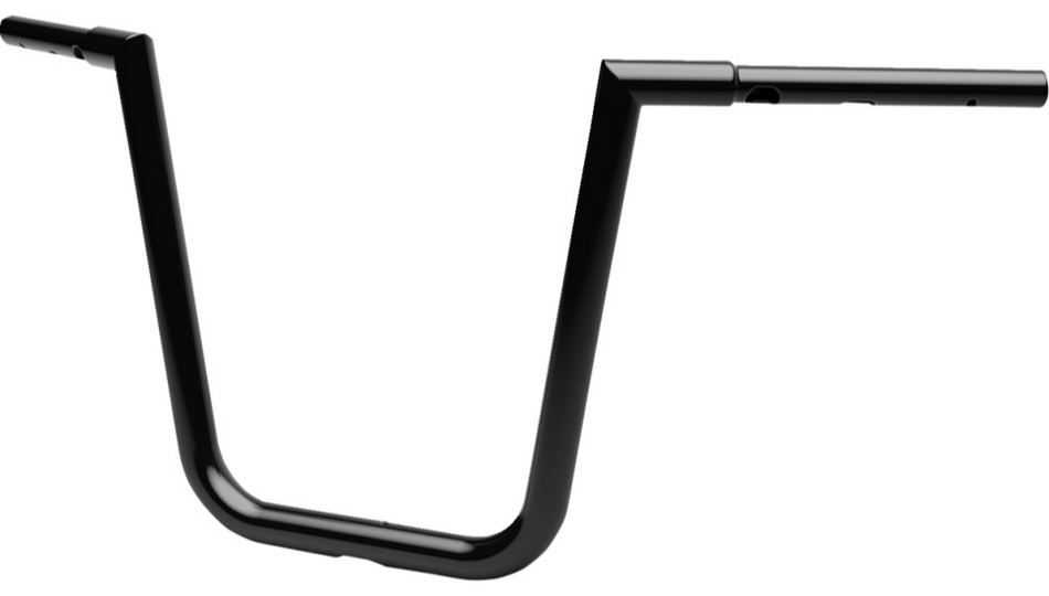 LA Choppers 14" Rise Twin Peaks Black Touring Handlebars 4 Harley FLTRX/SE/STSE