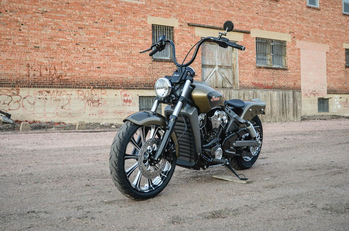 Klock Werks Outrider Radiator Guard for Indian Scout