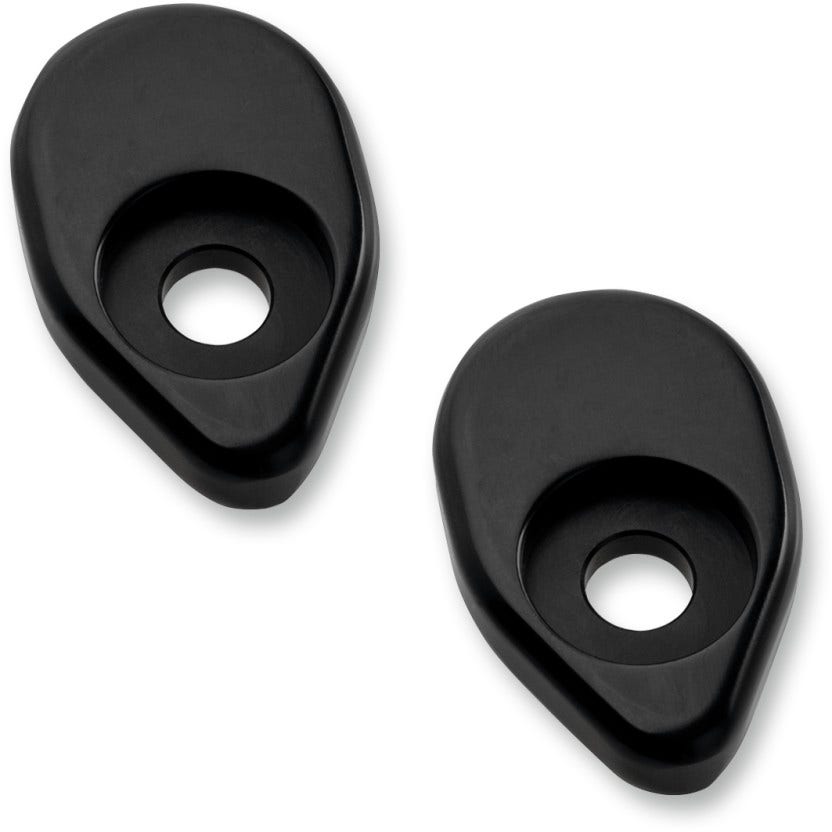 Joker Machine 05-55-4B Black Rat Eye Turn Signal Adapter Plate