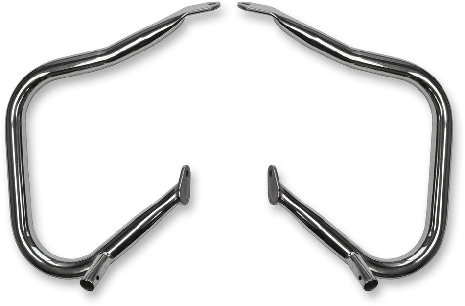 Drag Big Buffalo 1 1/4" Saddlebag & Engine Bars Guard Harley FLH