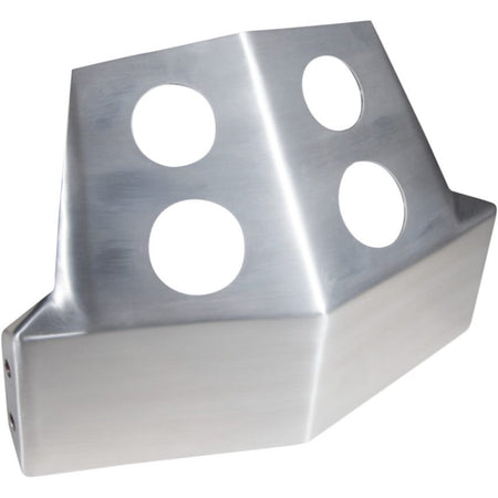 Speed Merchant Brushed Aluminum Frame Skid Plates for Harley Dyna FXD 06-16