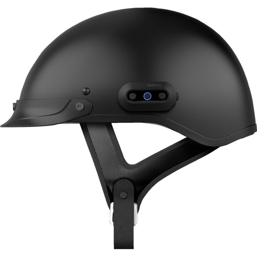 Sena Cavalry 2 Matte Black Half Face Bluetooth Helmet w/ Mesh Intercom
