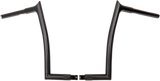 FBI Fat Baggers 1-1/4" EZ Pointed Top Handlebars for FLTR '15-'25 - Black / 14"