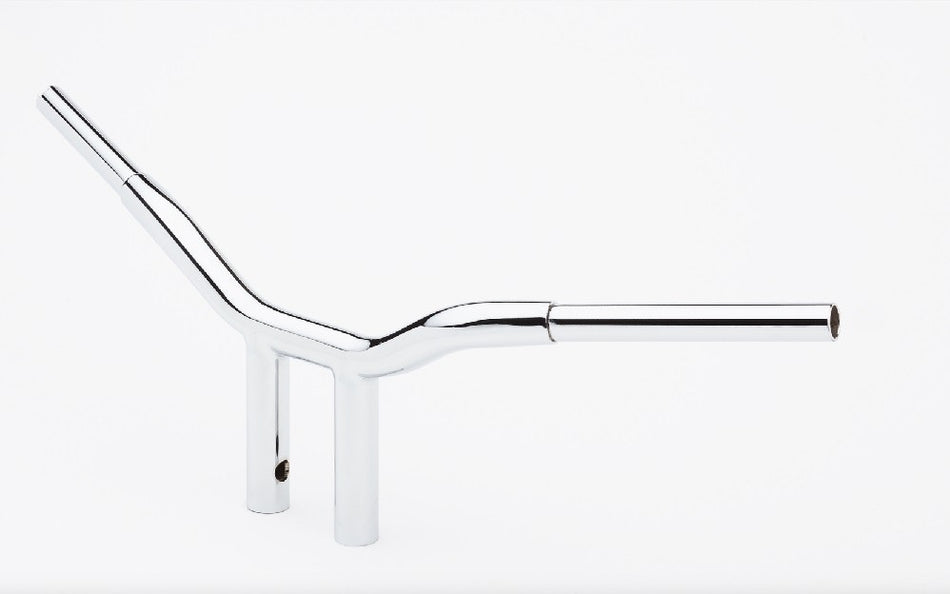 LA Choppers LA-7337-08 Chrome 1-1/4" 8" Rise Kage Fighter T-Bars Handlebars TBW