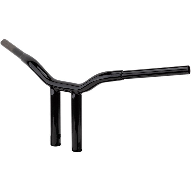LA Choppers LA-7337-10B Black 1-1/4" 10" Rise Kage Fighter T-Bars Handlebars TBW