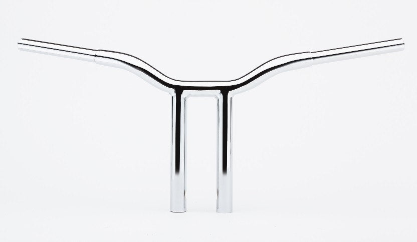 LA Choppers LA-7338-12 Chrome 1-1/4 12" Rise 7" PullBack Kage Fighter T-Bars TBW