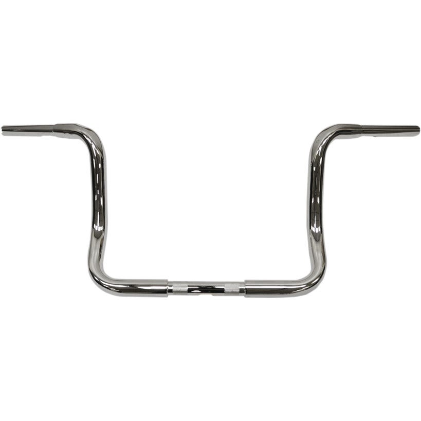 La Choppers Chrome 10" 1-1/4" Ape Hanger Bagger Handlebars for Harley FLH/X