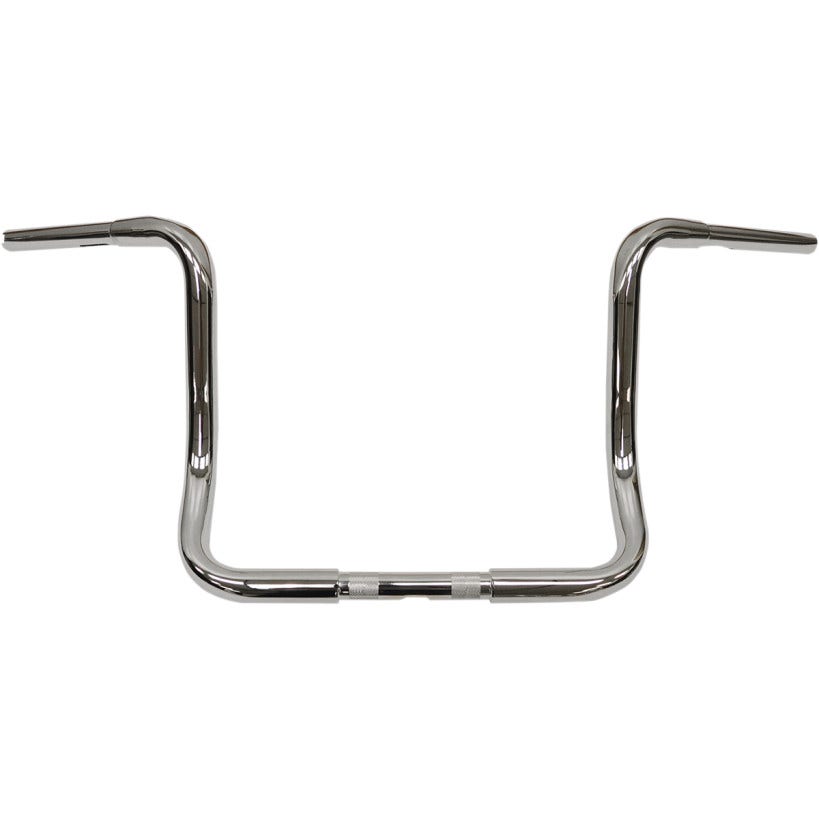 La Choppers Chrome 12" 1-1/4" Ape Hanger Bagger Handlebars for Harley FLH/X | LA-7321-12