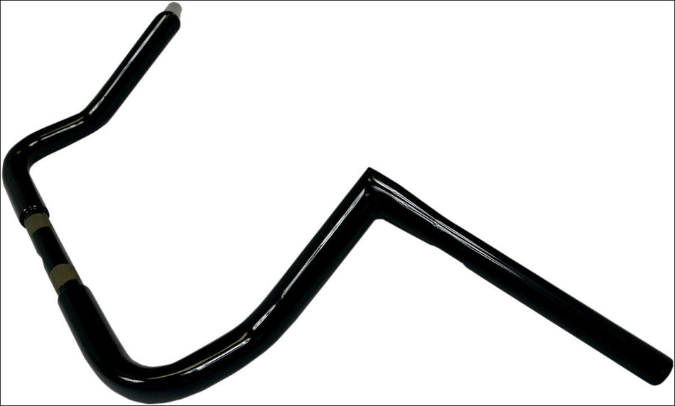 La Choppers Black 1 1/4" Twin Peaks Handlebars 10" Harley Batwing Fairing FLH/T