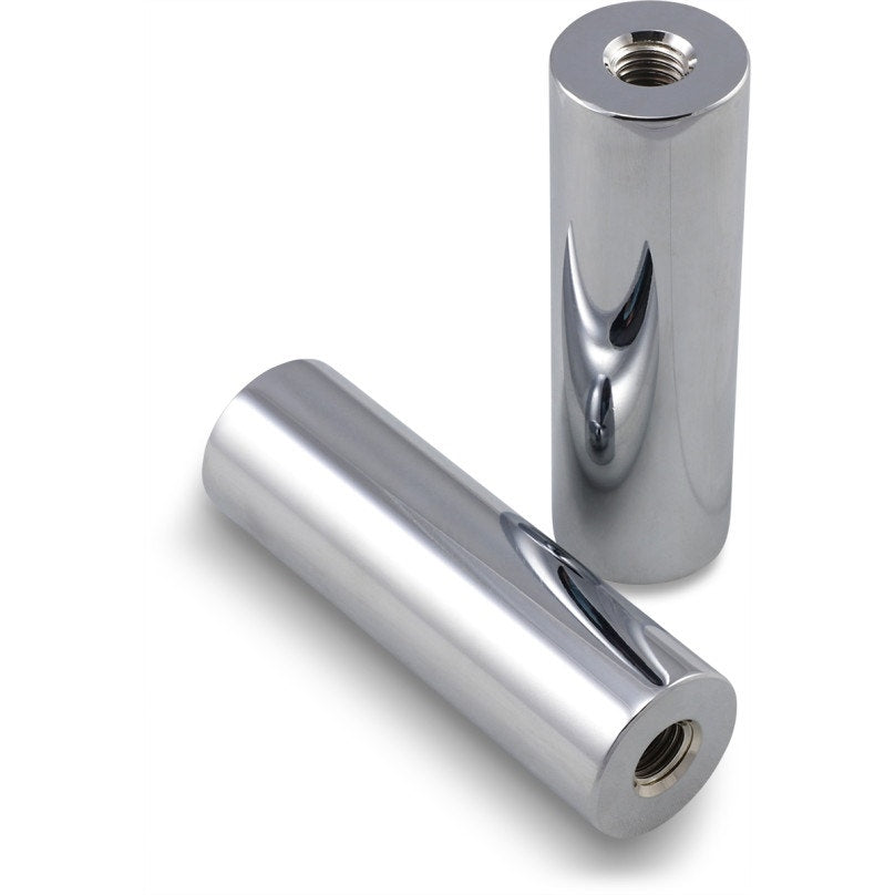 LA Choppers LA-7335-04R Chrome 4" Straight Handlebar Risers 1-1/4" Dia. Harley