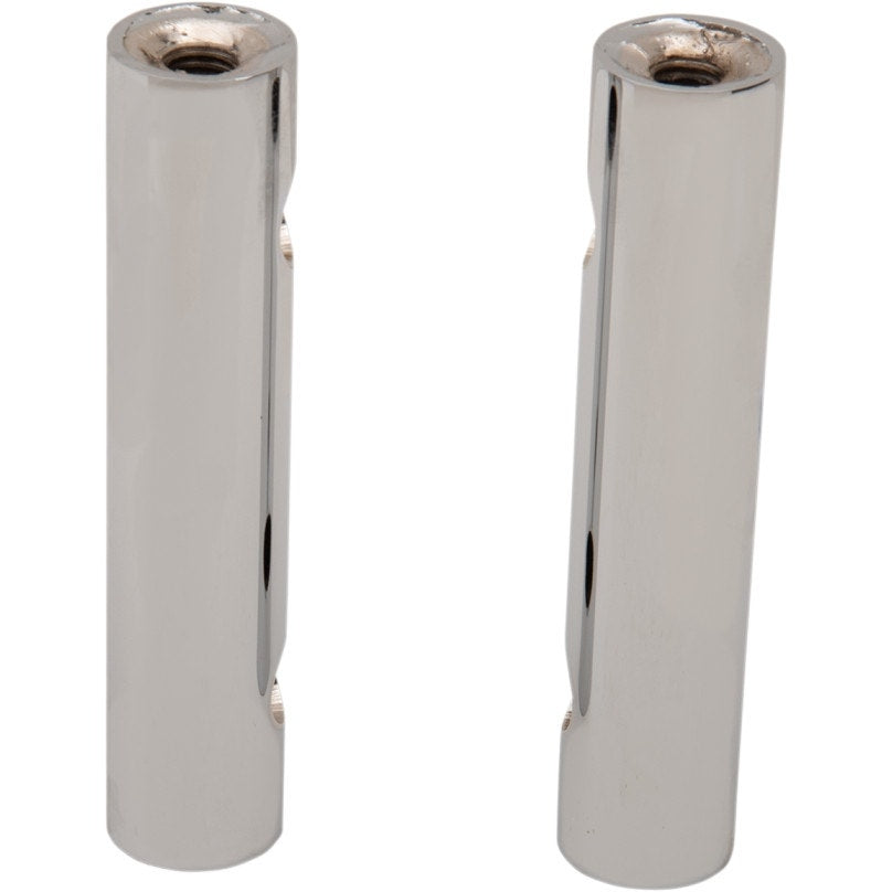 LA Choppers LA-7335-06R Chrome 6" Straight Handlebar Risers 1-1/4" Dia. Harley