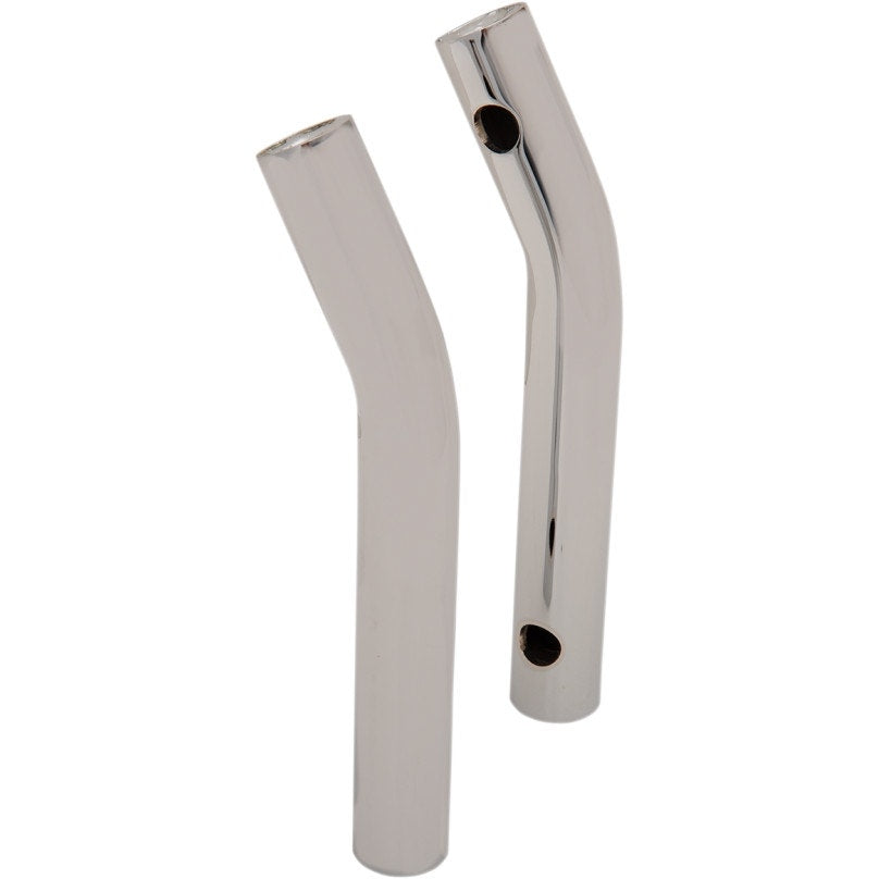 LA Choppers LA-7336-10R Chrome 10" Handlebar Risers 1-1/4" Pullback 1-1/4" Dia