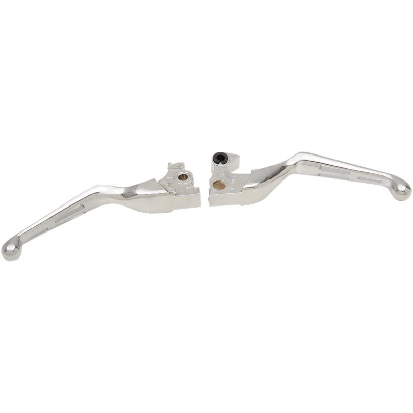 Drag Chrome Slotted Wide Brake Clutch Lever Set Harley Sportster XL 14-17