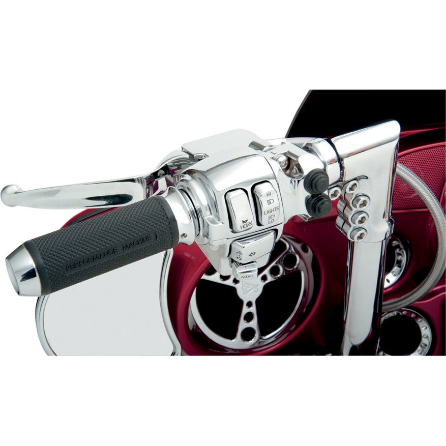 Drag Chrome 10 Piece Handlebar Control Switch Key Cap Set Harley Radio Cruise