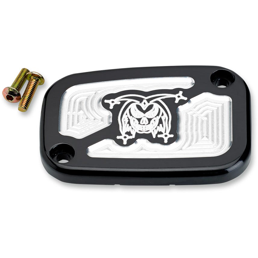 Joker Machine Black Joker Front Brake Master Cylinder Cover Harley 08-15 FLH/T