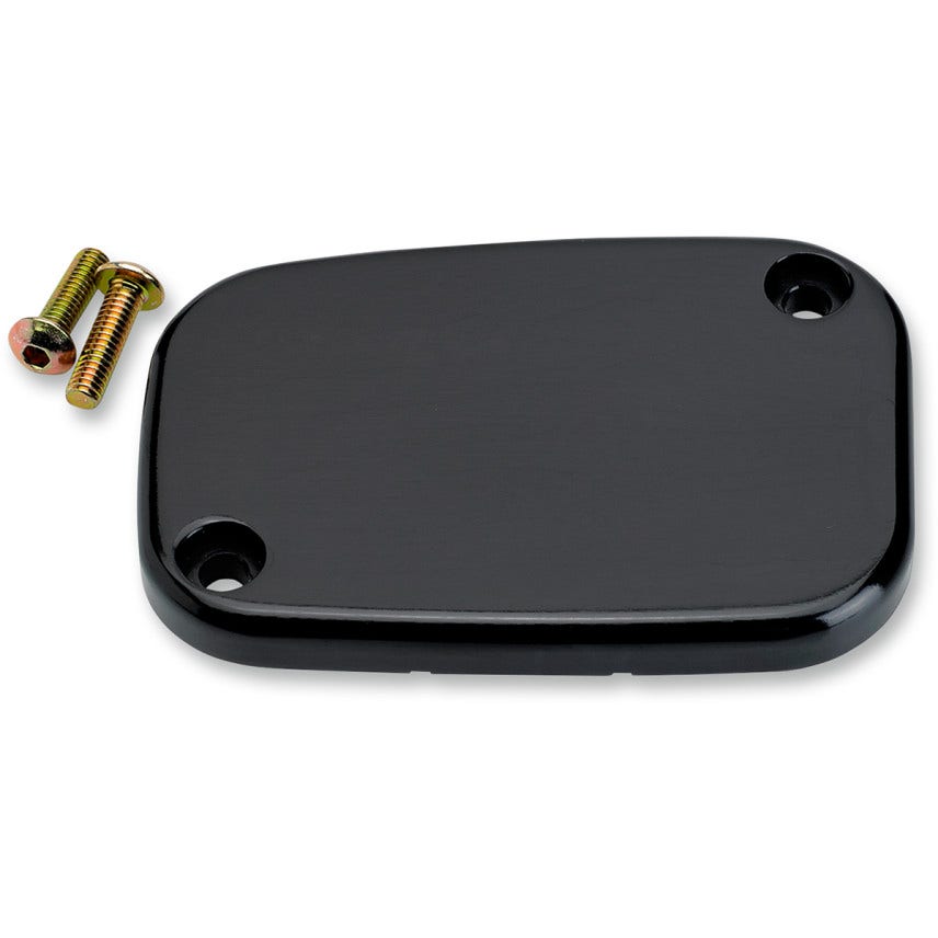 Joker Machine Black Smooth Front Brake Master Cylinder Cover Harley 08-15 FLH/T
