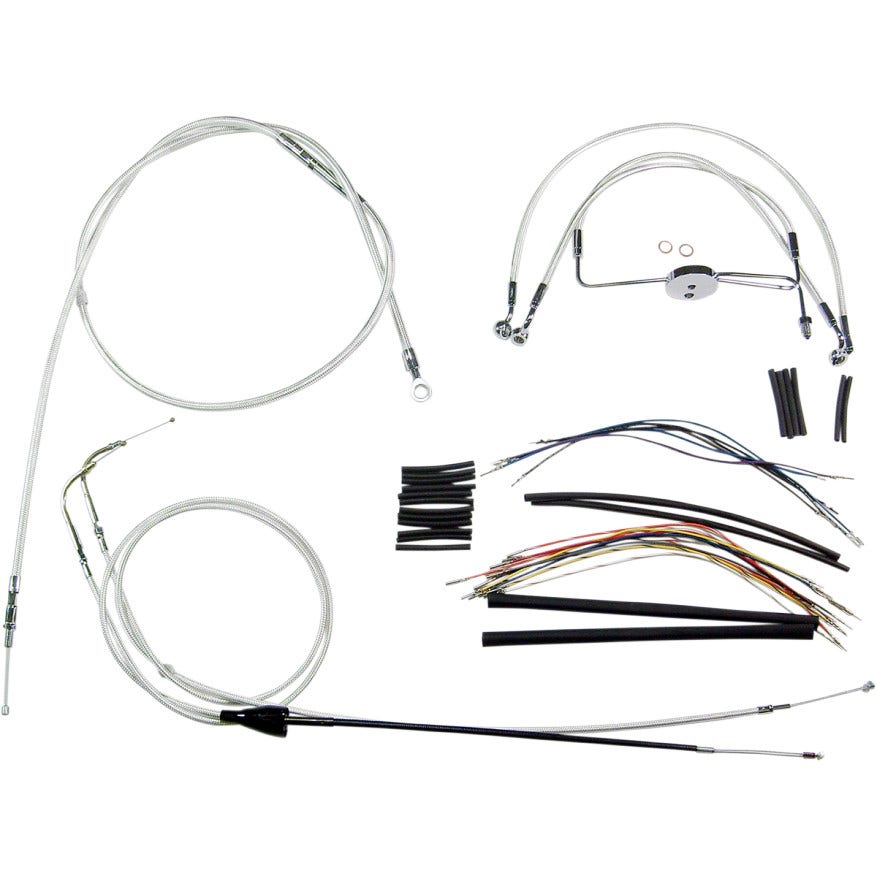 Magnum Sterling Chromite Complete 18"-20" Handlebar Installation Kit 07 FLH/R/X