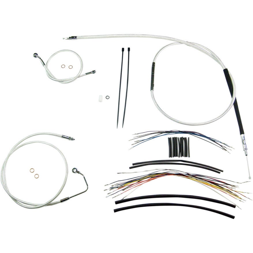 Magnum Sterling Chromite Complete 18"-20" Handlebar Installation Kit 08-13 FLH/T