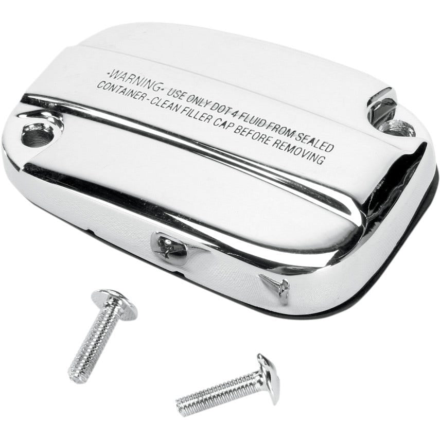 Drag Chrome Front Brake Master Cylinder Cover 09-18 Harley FL 09-13 FL TRIKES