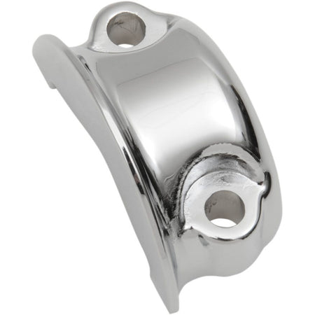 Drag Specialties Chrome Clutch or Brake Control Clamp Halves for Harley 08-15 | Drag Specialties