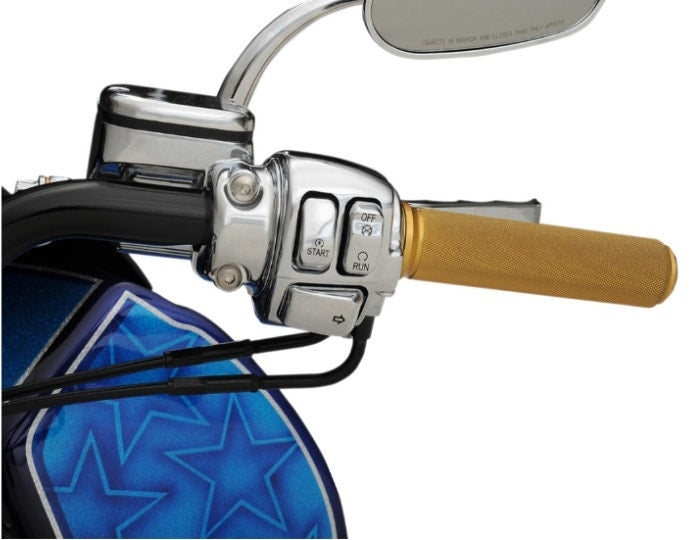 Replacement Handlebar 3 Button Switch Kit Chrome Harley 96-13 FL Dyna XL S/T