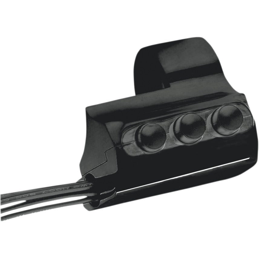 Performance Machine PM Black 3 Button Right Side Switch Housing Harley Custom