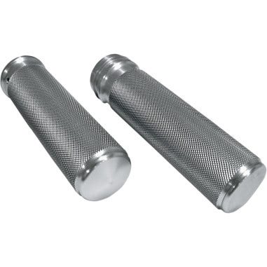 Joker Machine Clear Sensor-Type Knurled Hand Grips for Harley Throttle by Wire