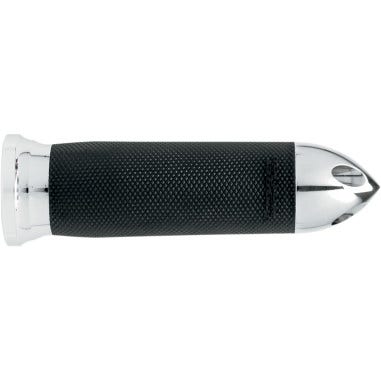 Paul Yaffe GBU-FBW-C Chrome Bullet Hand Grips for Harley Throttle by Wire