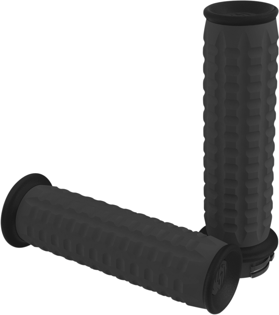 Roland Sands Design RSD Black Ops Traction Billet Hand Grips Harley Cable 84-17